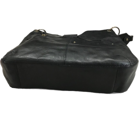 Nino Bossi Handbags Black Trisha Leather Hobo - Picture 4 of 7